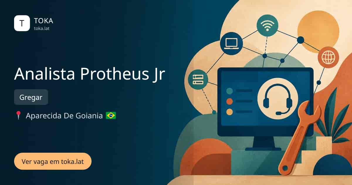 Vaga de Analista protheus jr em Aparecida de Goiânia, Brasil — Gregar