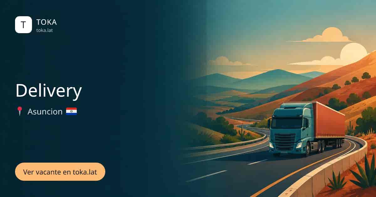Vacante de Delivery en Asunción, Paraguay