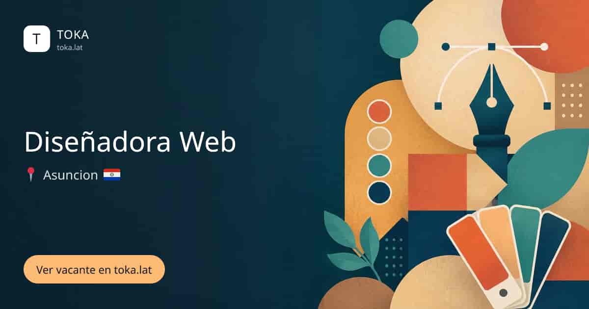Vacante de Diseñadora web en Asunción, Paraguay