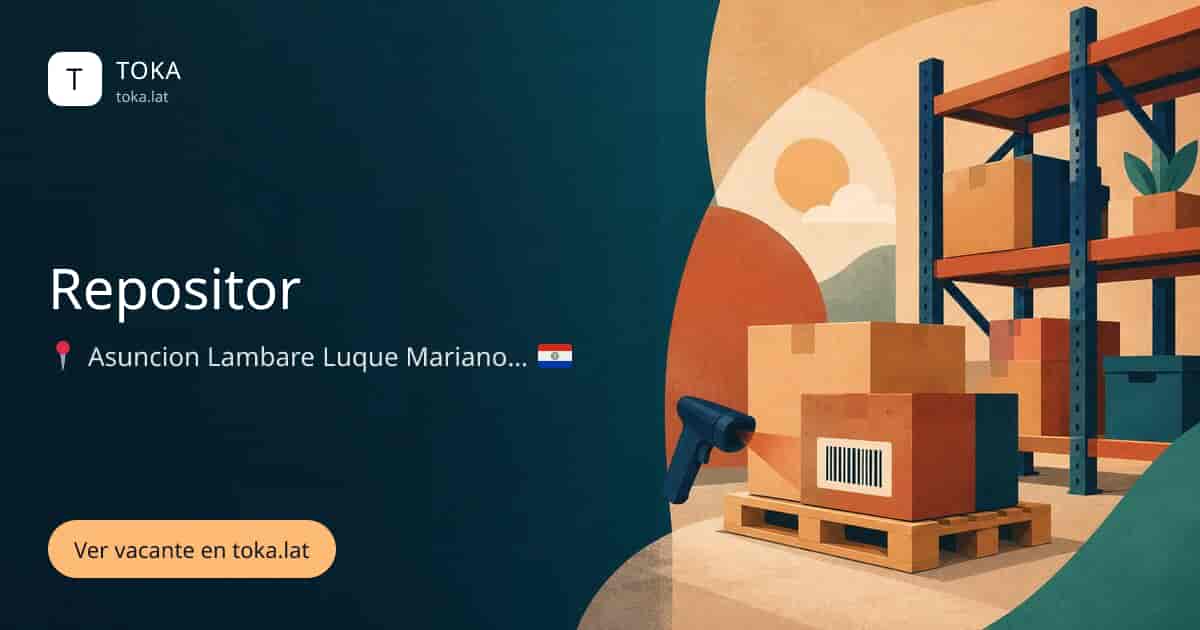 Vacante de Repositor en Asunción, Paraguay