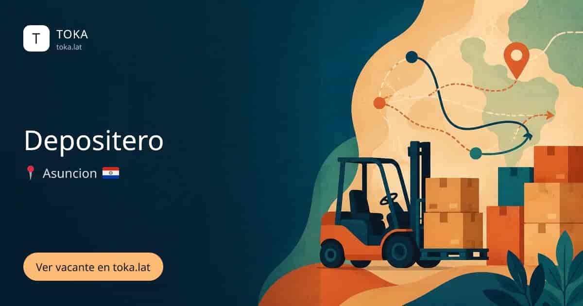 Vacante de Depositero en Asunción, Paraguay