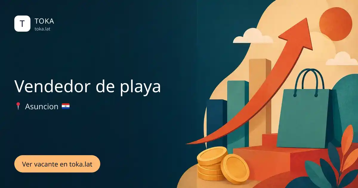 Vacante de Vendedor de playa en Asunción, Paraguay