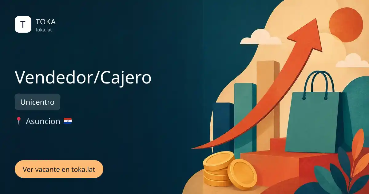 Vacante de Vendedor/cajero en Asunción, Paraguay — Unicentro