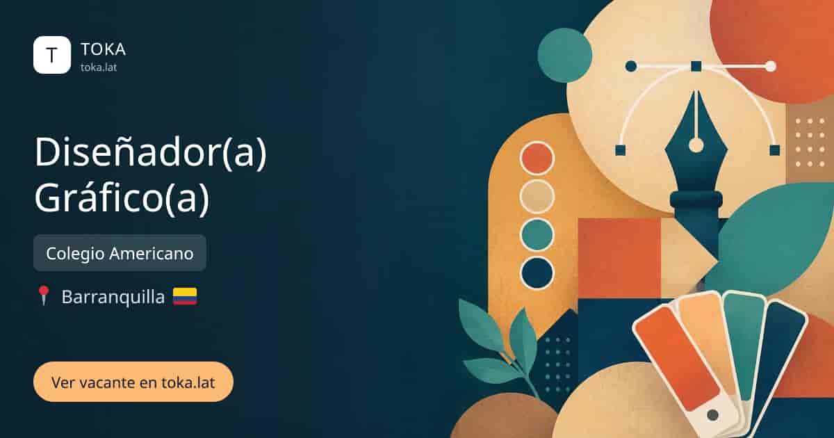 Vacante de Diseñador(a) gráfico(a) en Barranquilla, Colombia — Colegio Americano
