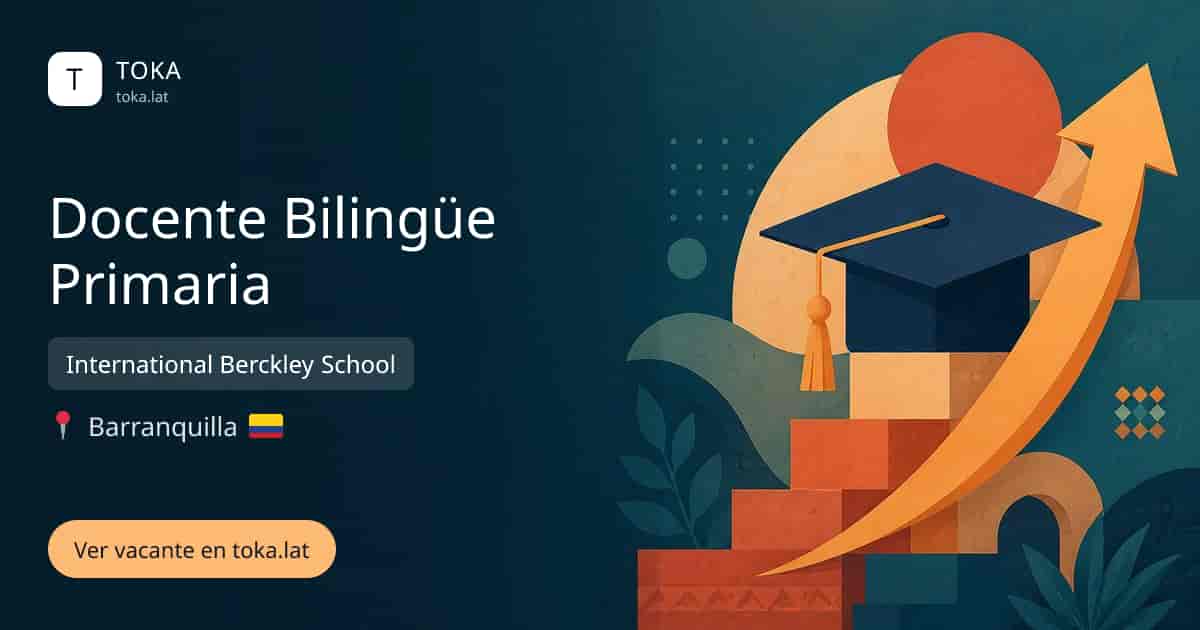 Vacante de Docente bilingüe primaria en Barranquilla, Colombia — International Berckley School