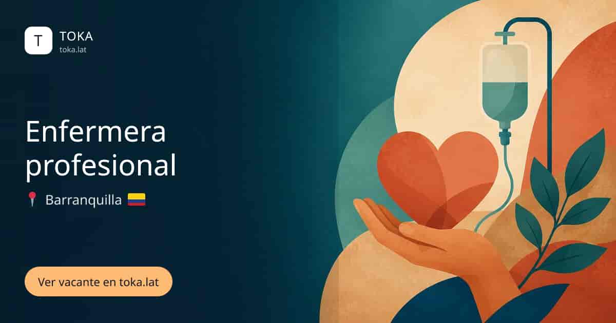 Vacante de Enfermera profesional en Barranquilla, Colombia