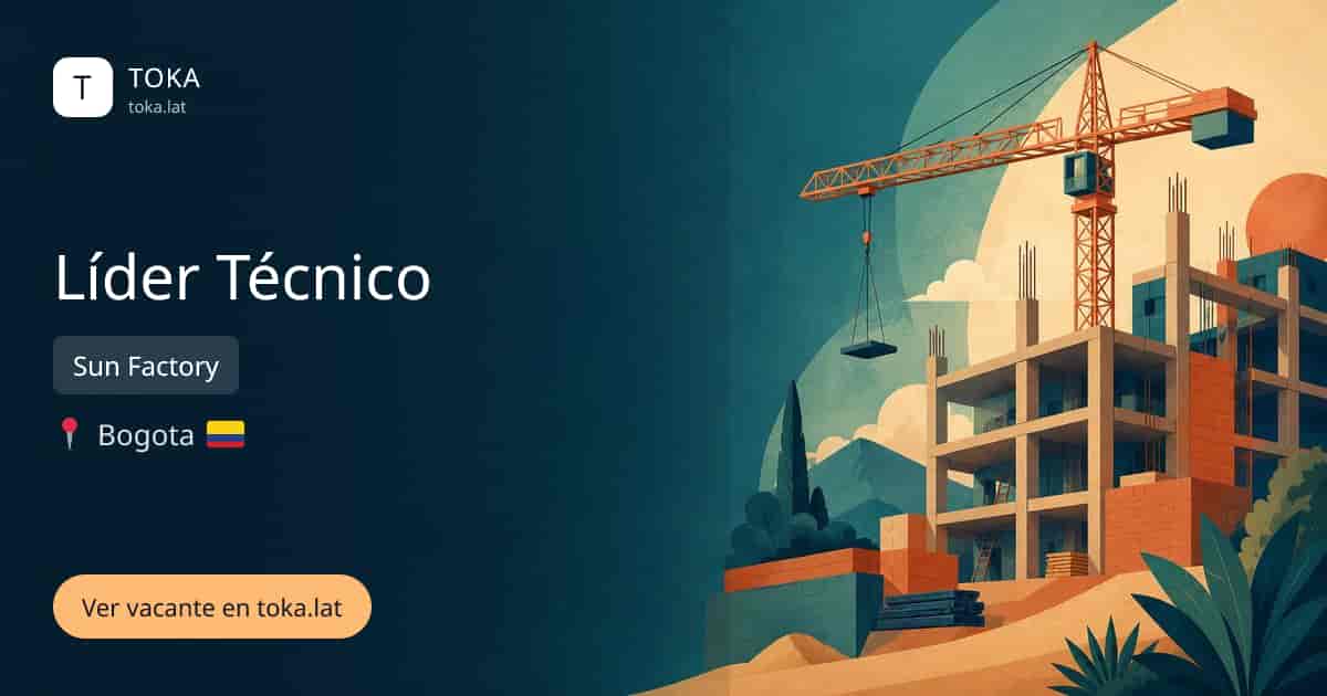 Vacante de Líder técnico en Bogota, Colombia — Sun Factory