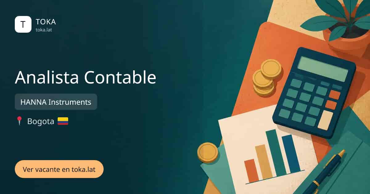 Vacante de Analista contable en Bogota, Colombia — HANNA Instruments