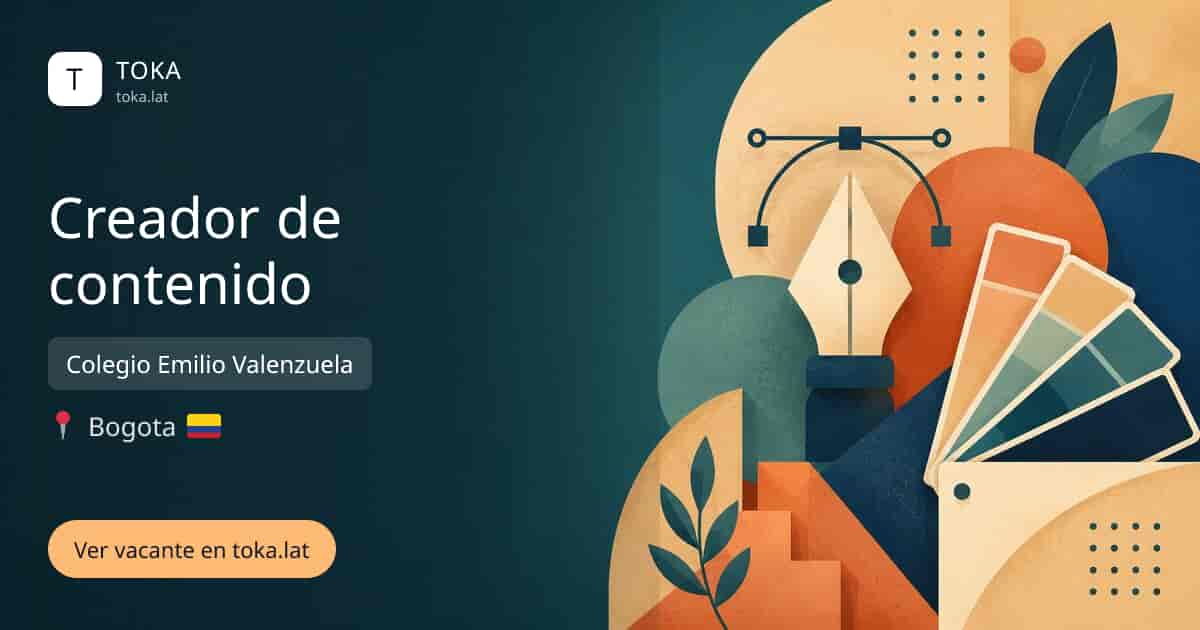 Vacante de Creador de contenido en Bogota, Colombia — Colegio Emilio Valenzuela