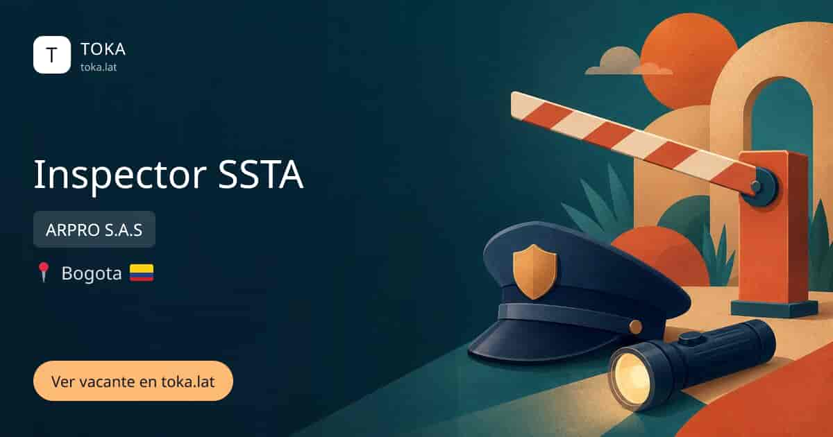 Vacante de Inspector ssta en Bogota, Colombia — ARPRO S.A.S
