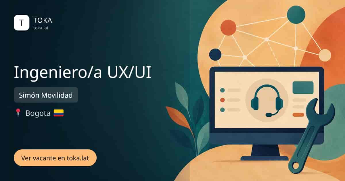 Vacante de Ingeniero/a ux/ui en Bogota, Colombia — Simón Movilidad