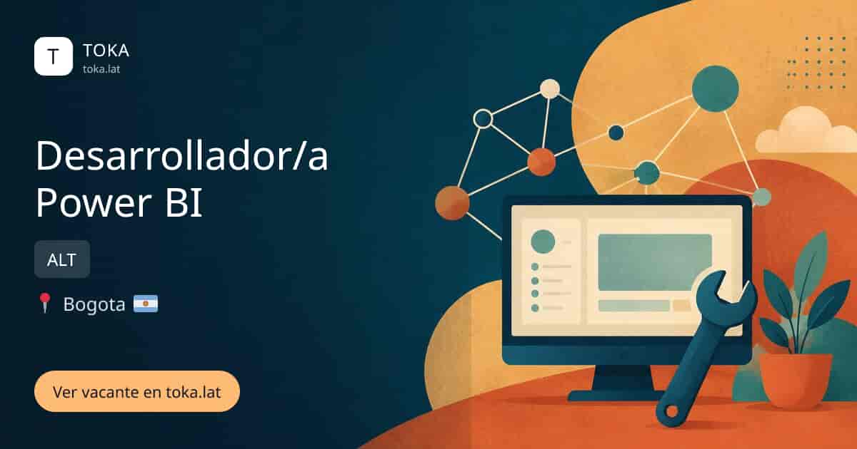 Vacante de Desarrollador/a power bi en bogota, Argentina — ALT