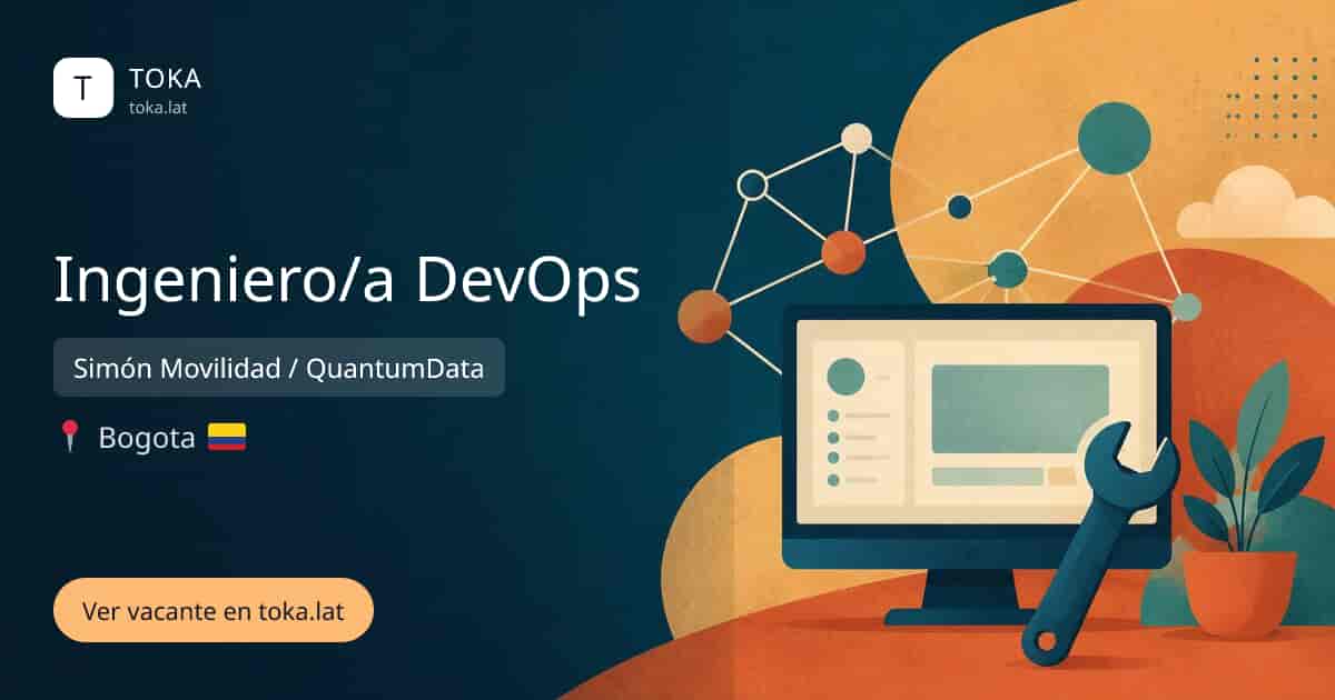 Vacante de Ingeniero/a devops en Bogota, Colombia — Simón Movilidad / QuantumData