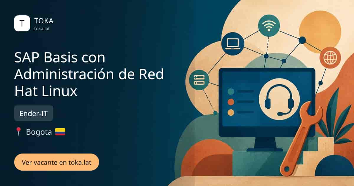 Vacante de Sap basis con administración de red hat linux en Bogota, Colombia — Ender-IT