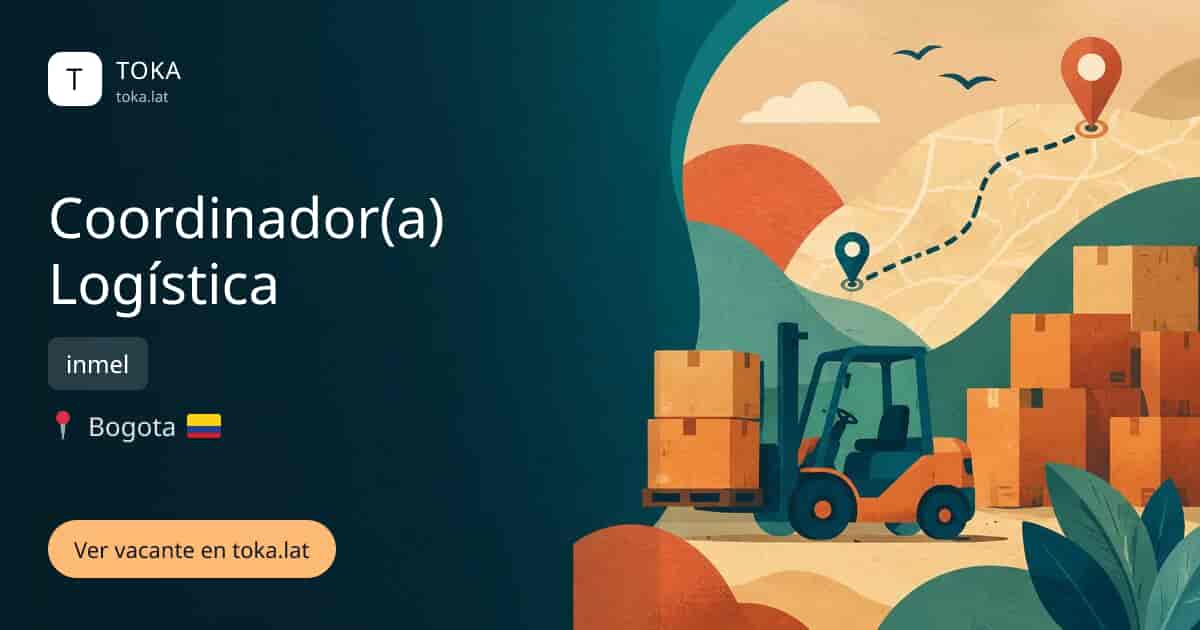 Vacante de Coordinador(a) logística en Bogota, Colombia — inmel