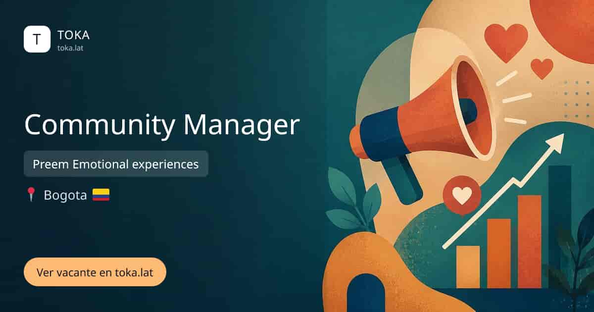 Vacante de Community manager en Bogota, Colombia — Preem Emotional experiences