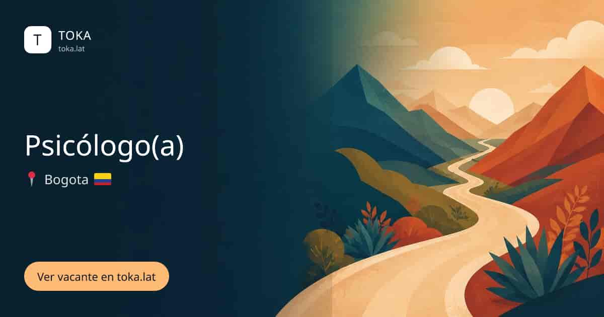 Vacante de Psicólogo(a) en Bogota, Colombia