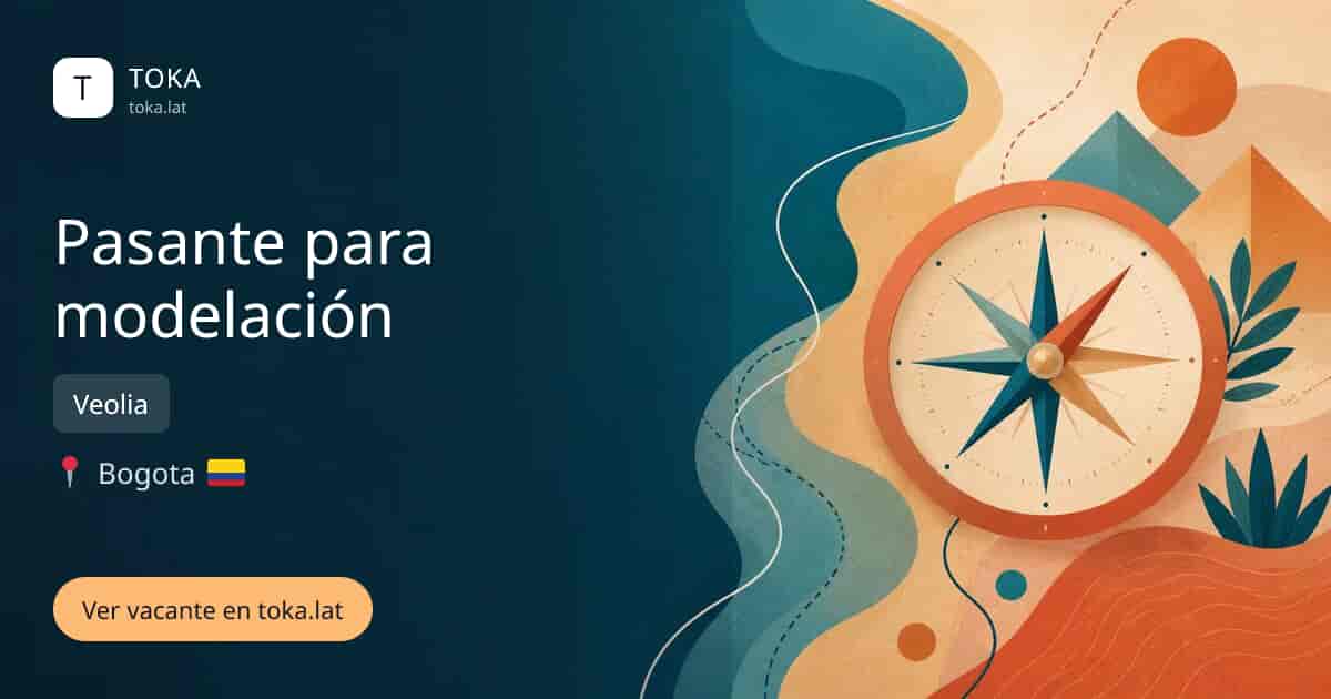 Vacante de Pasante para modelación en Bogota, Colombia — Veolia