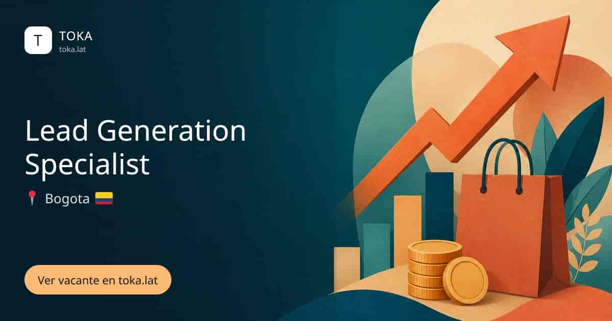 Vacante de Lead generation specialist en Bogota, Colombia