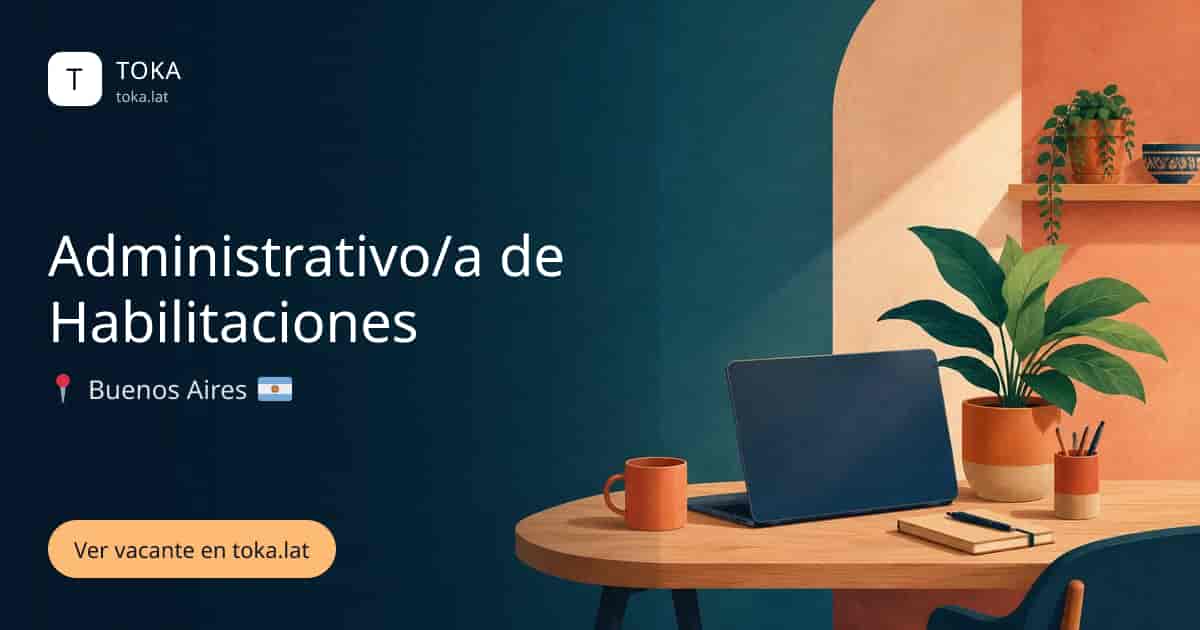 Vacante de Administrativo/a de habilitaciones en Buenos Aires, Argentina
