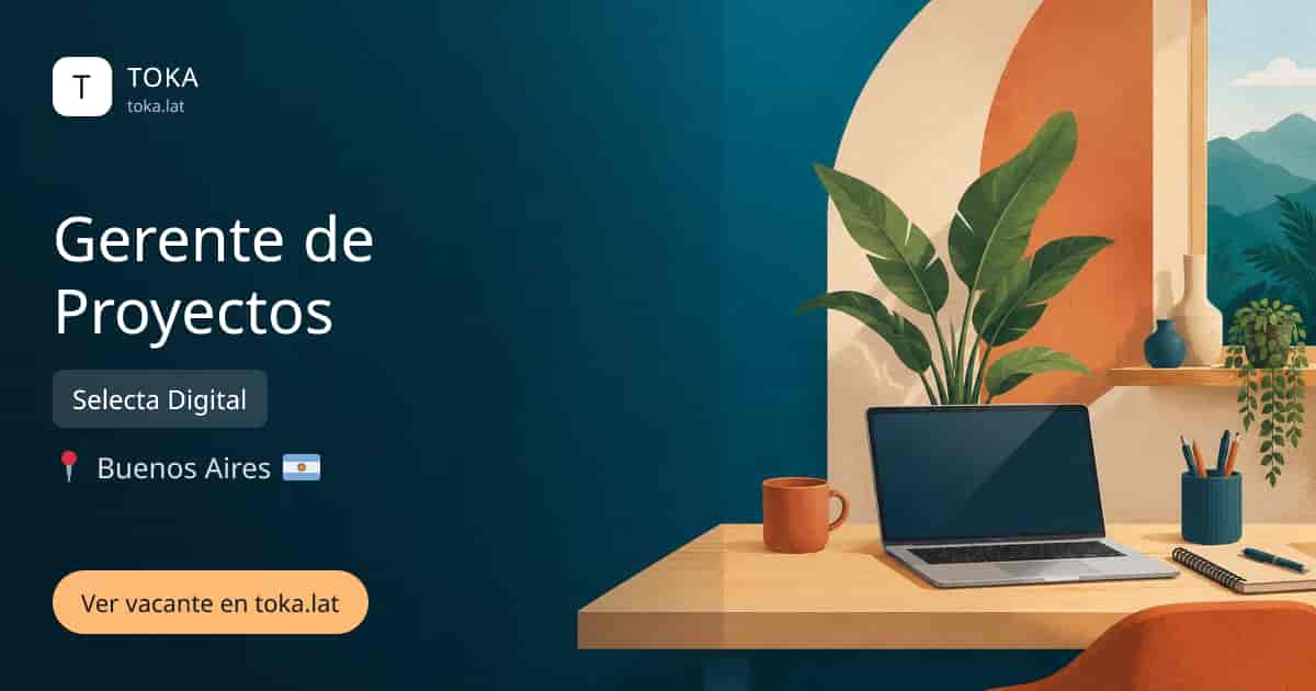 Vacante de Gerente de proyectos en Buenos Aires, Argentina — Selecta Digital