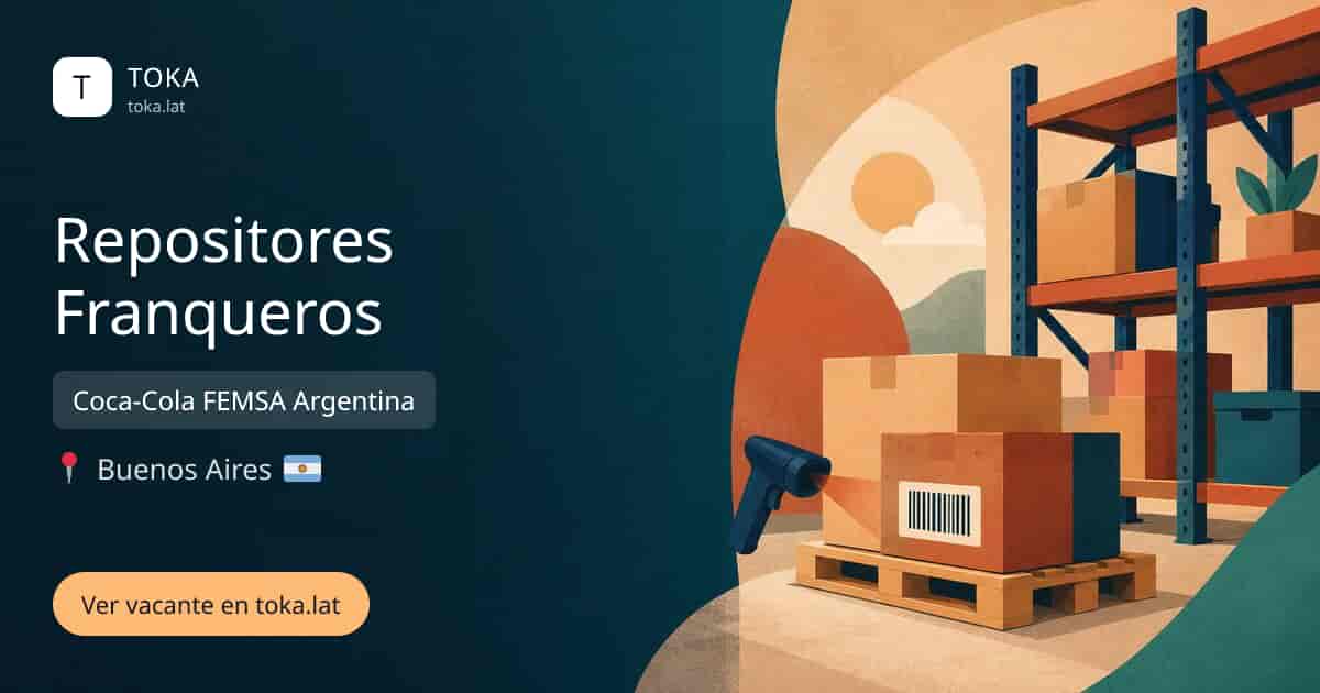 Vacante de Repositores franqueros en Buenos Aires, Argentina — Coca-Cola FEMSA Argentina