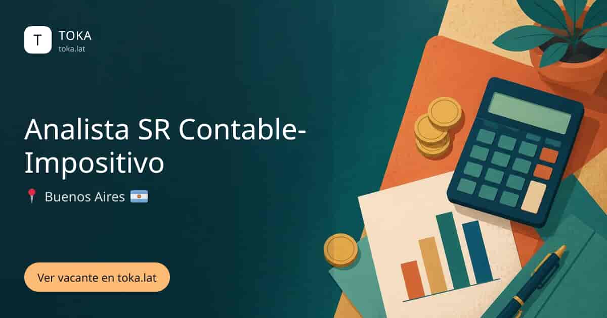 Vacante de Analista sr contable-impositivo en Buenos Aires, Argentina