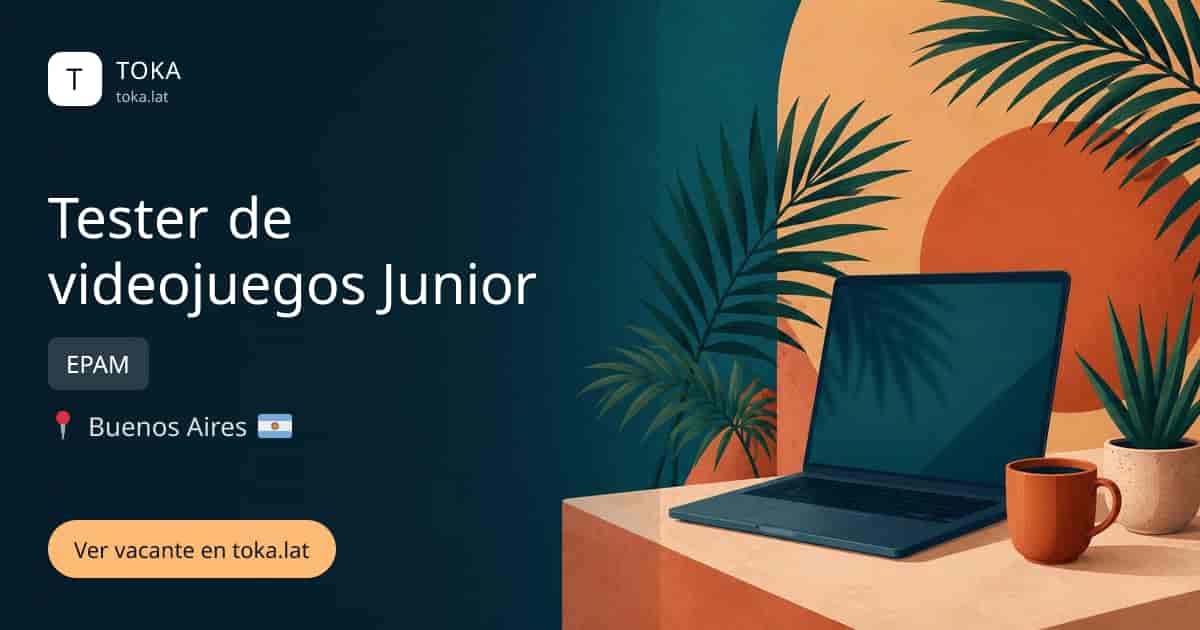 Vacante de Tester de videojuegos junior en Buenos Aires, Argentina — EPAM