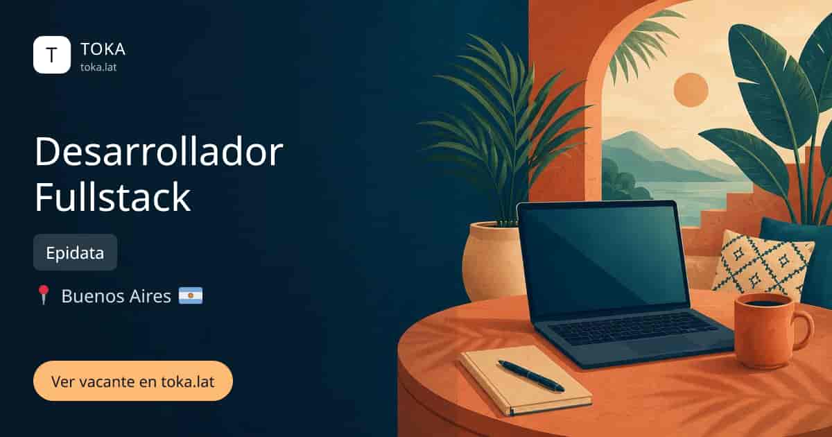 Vacante de Desarrollador fullstack en Buenos Aires, Argentina — Epidata