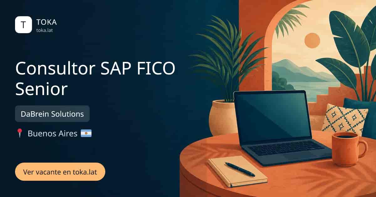 Vacante de Consultor sap fico senior en Buenos Aires, Argentina — DaBrein Solutions