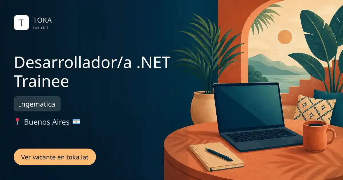 Vacante de Desarrollador/a .net trainee en Buenos Aires, Argentina — Ingematica