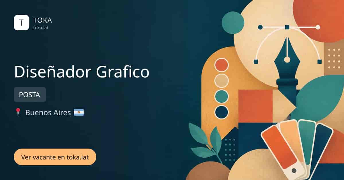Vacante de Diseñador grafico en Buenos Aires, Argentina — POSTA
