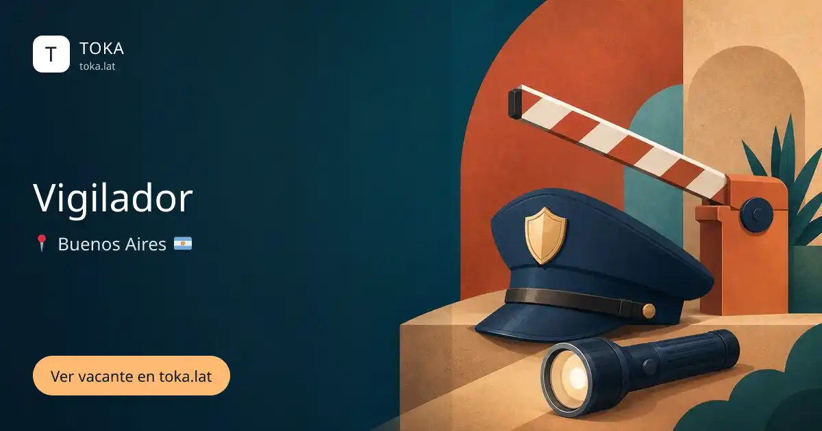 Vacante de Vigilador en Buenos Aires, Argentina