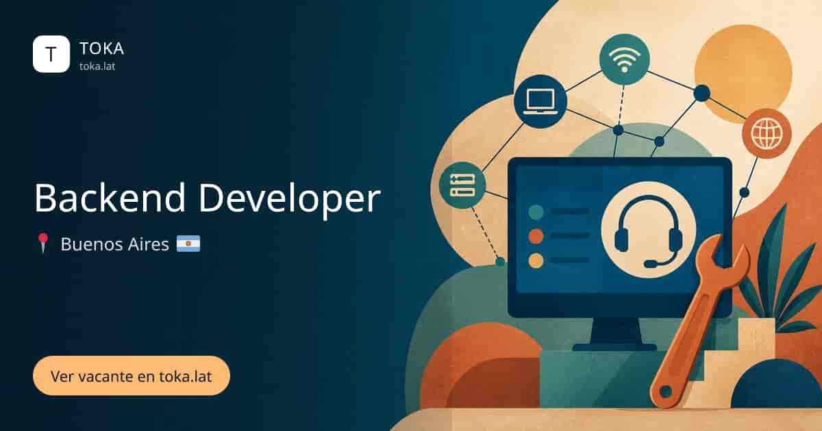 Vacante de Backend developer en Buenos Aires, Argentina
