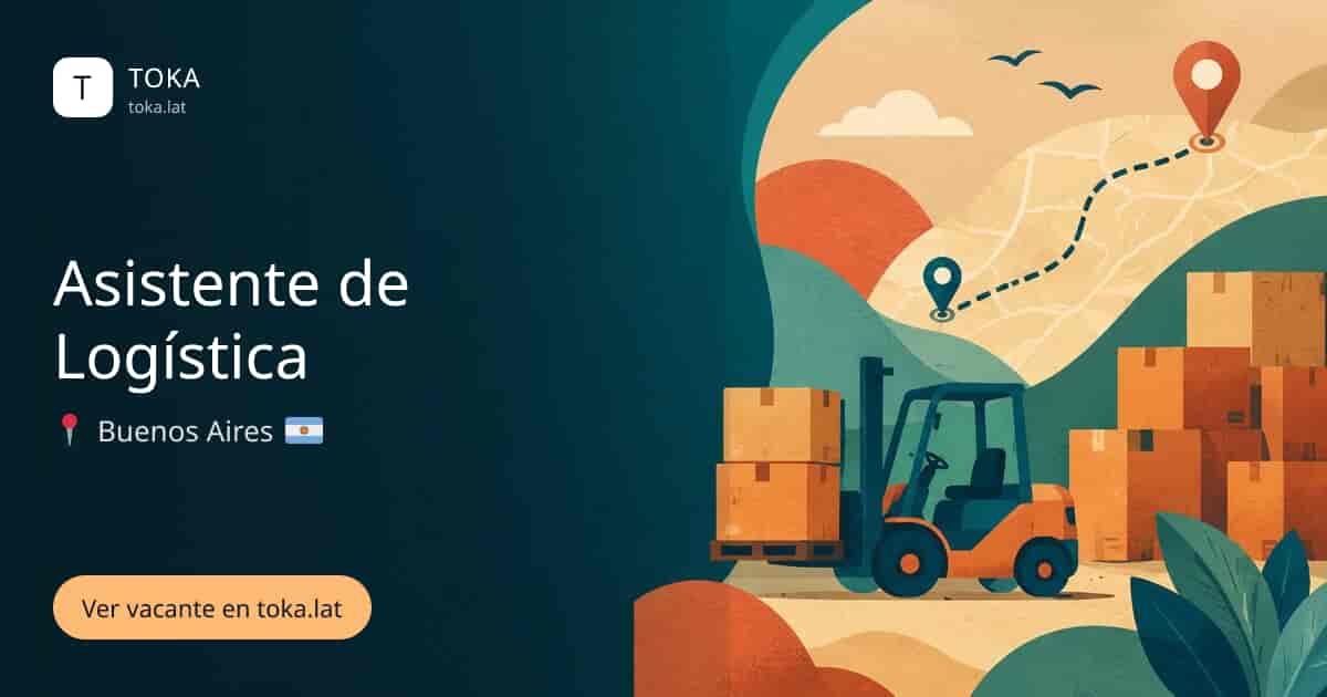 Vacante de Asistente de logística en Buenos Aires, Argentina