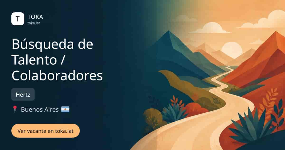 Vacante de Búsqueda de talento / colaboradores en Buenos Aires, Argentina — Hertz