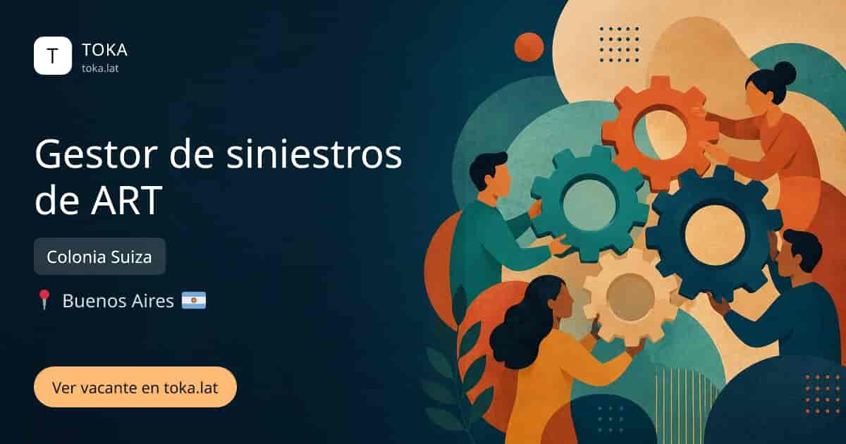 Vacante de Gestor de siniestros de art en Buenos Aires, Argentina — Colonia Suiza