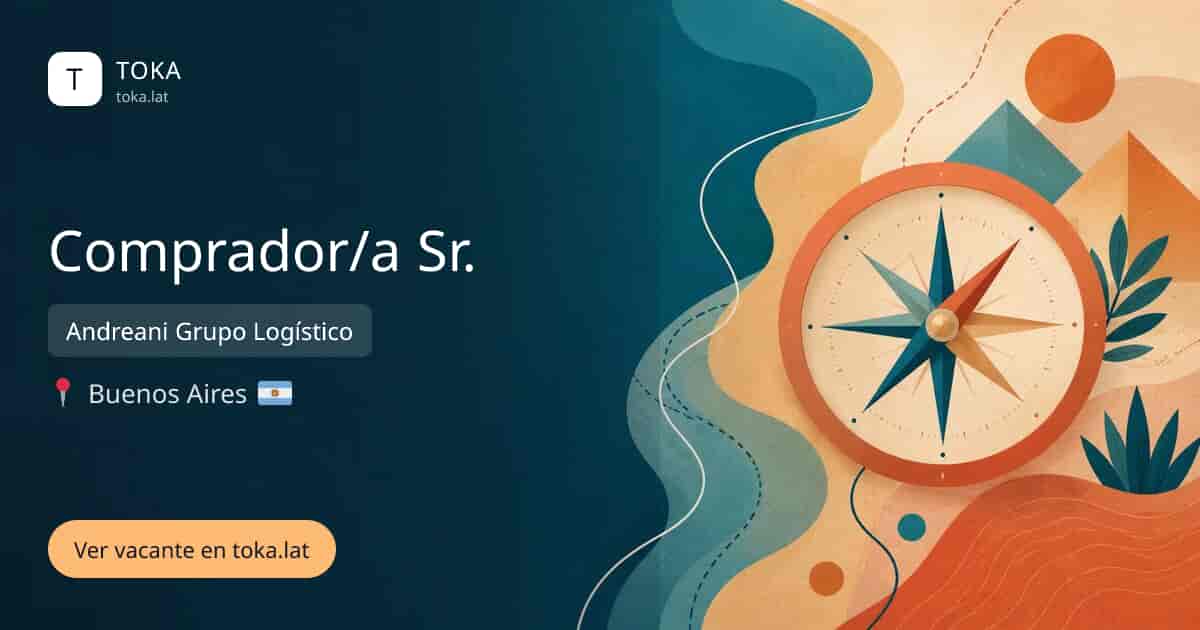 Vacante de Comprador/a sr. en Buenos Aires, Argentina — Andreani Grupo Logístico
