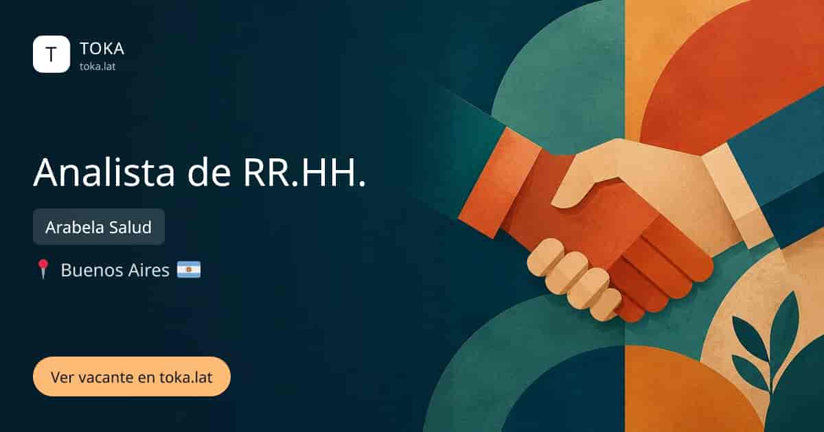Vacante de Analista de rr.hh. en Buenos Aires, Argentina — Arabela Salud