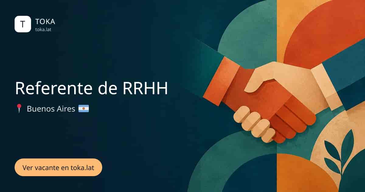 Vacante de Referente de rrhh en Buenos Aires, Argentina