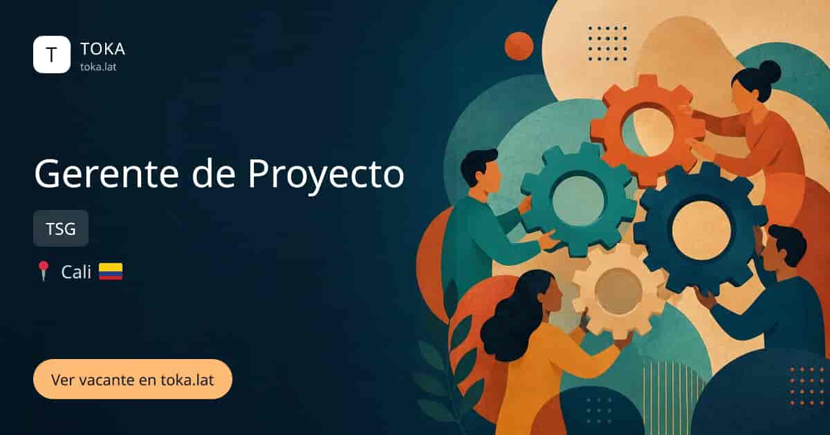 Vacante de Gerente de proyecto en Cali, Colombia — TSG