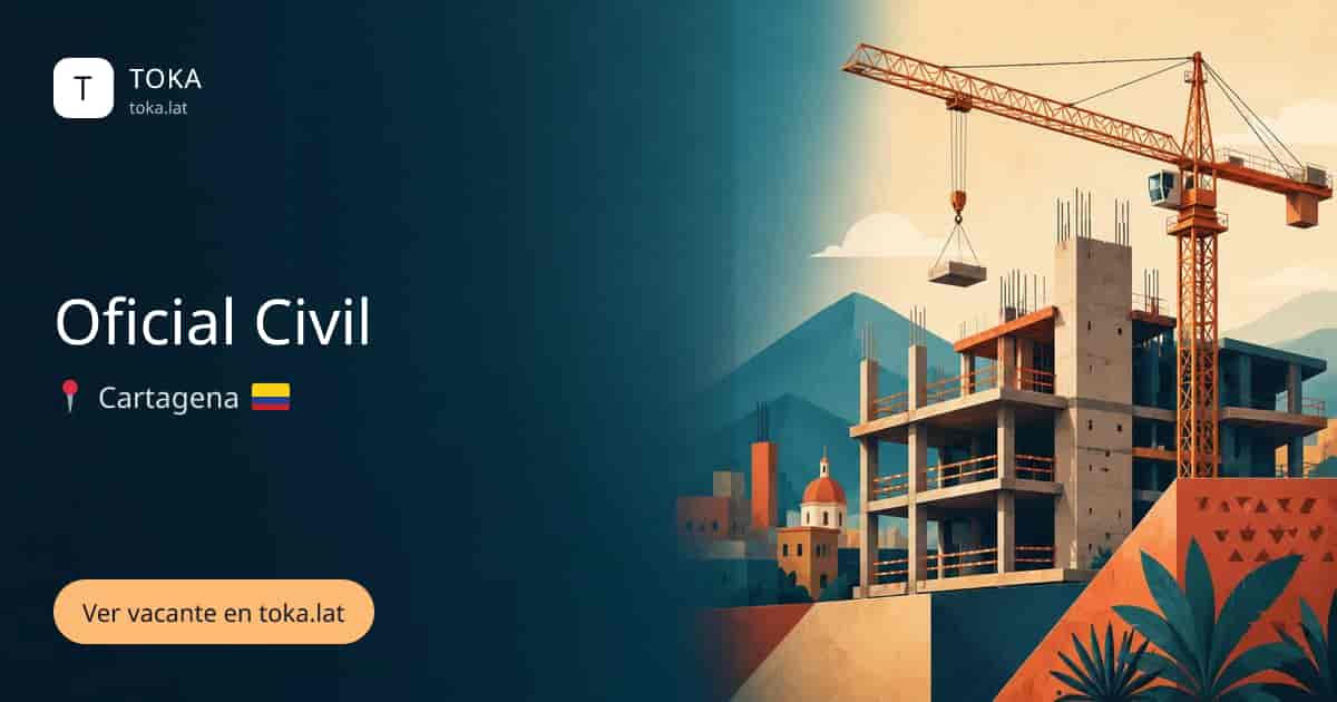 Vacante de Oficial civil en Cartagena, Colombia