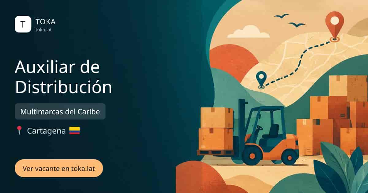 Vacante de Auxiliar de distribución en Cartagena, Colombia — Multimarcas del Caribe