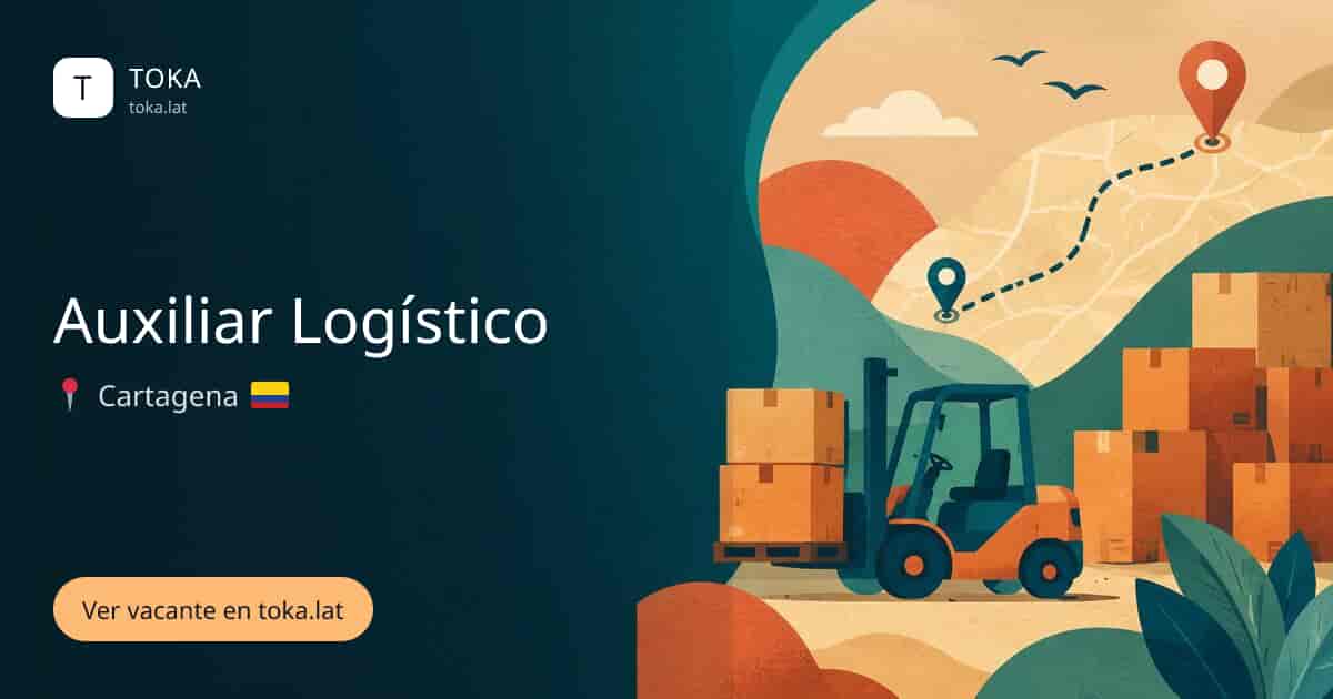 Vacante de Auxiliar logístico en Cartagena, Colombia