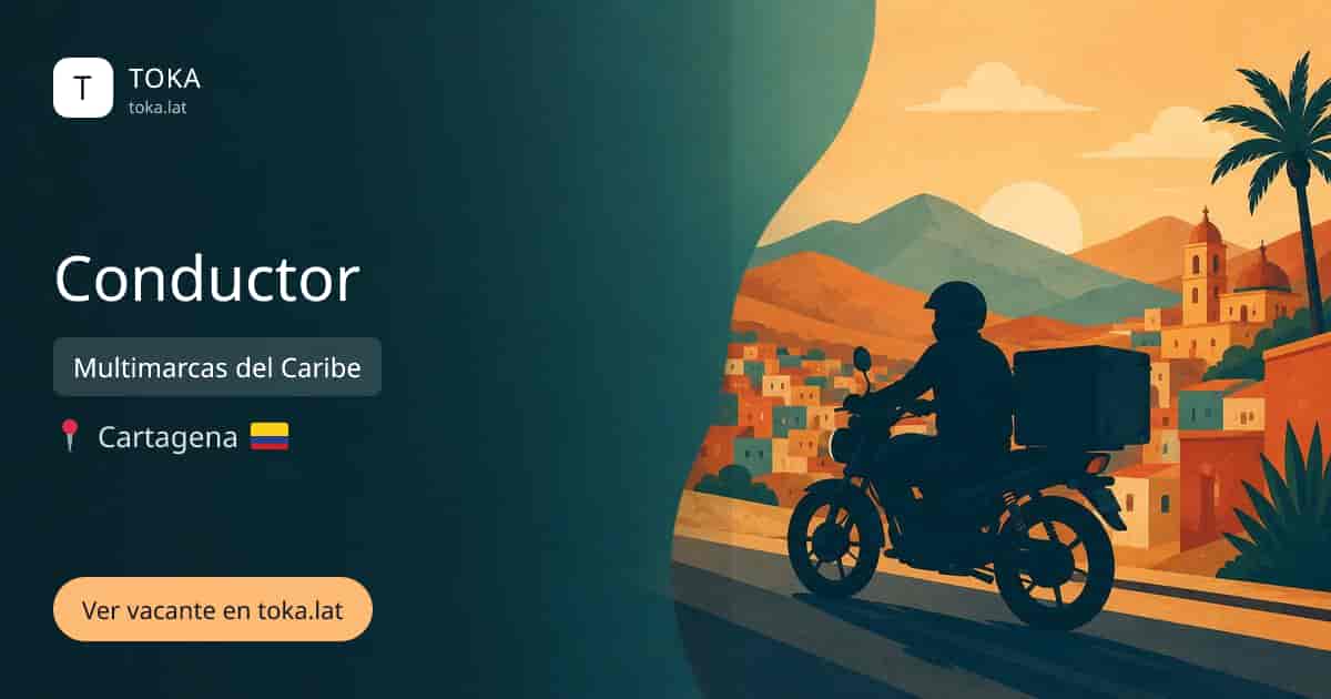 Vacante de Conductor en Cartagena, Colombia — Multimarcas del Caribe