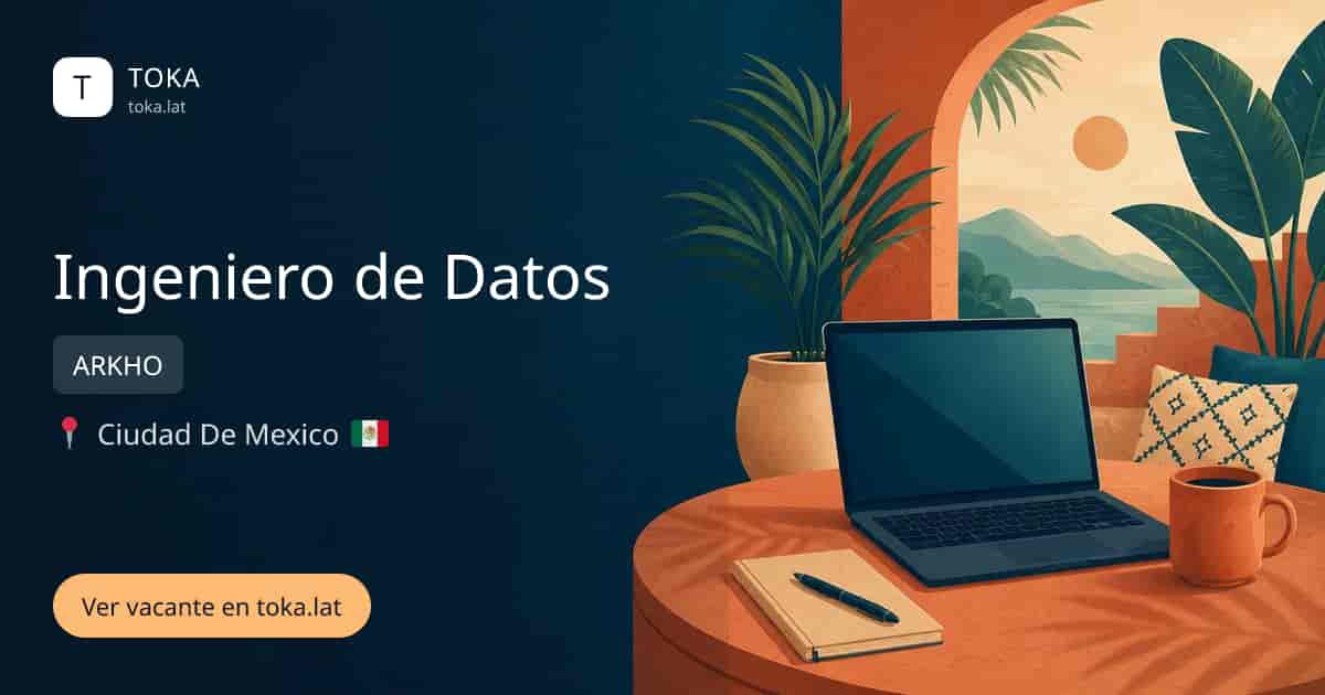Vacante de Ingeniero de datos en Ciudad de Mexico, Mexico — ARKHO