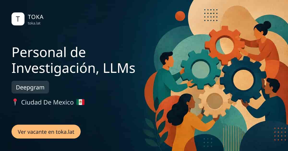 Vacante de Personal de investigación, llms en Ciudad de Mexico, Mexico — Deepgram
