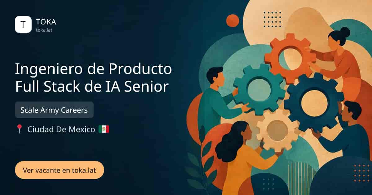 Vacante de Ingeniero de producto full stack de ia senior en Ciudad de Mexico, Mexico — Scale Army Careers