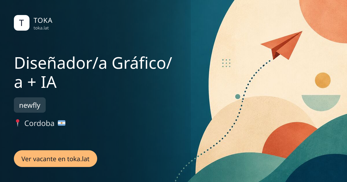 Vacante de Diseñador/a gráfico/a + ia en Cordoba, Argentina — newfly