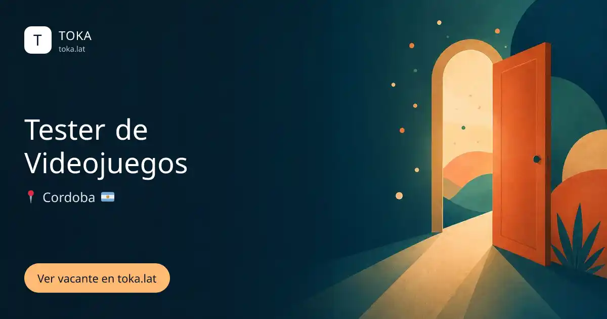 Vacante de Tester de videojuegos en Cordoba, Argentina